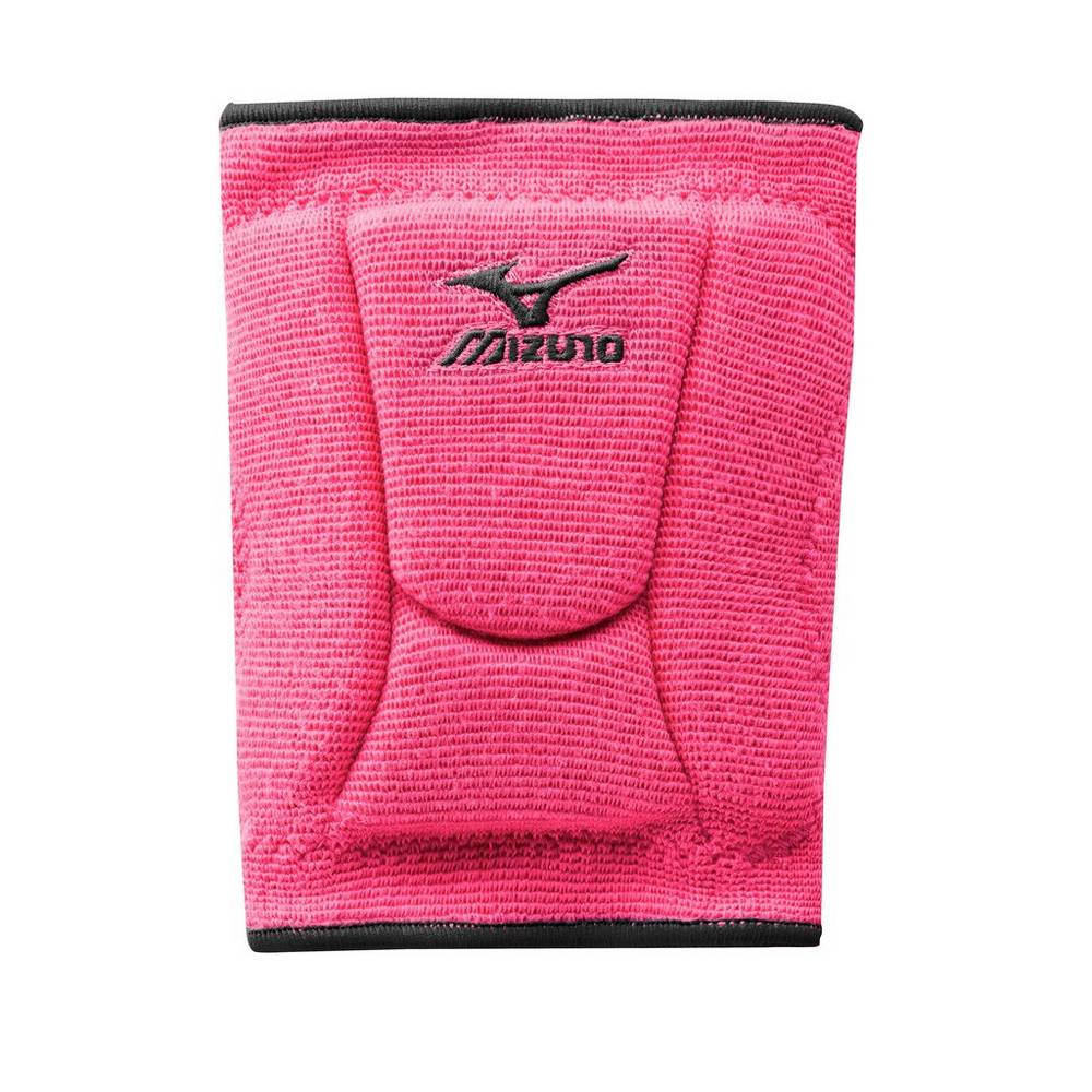 Joelheira Mizuno Voleibol LR6 Highlighter - Homem - Rosa/Pretas - CPZJH8630